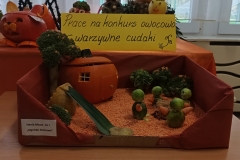 Konkurs plastyczno-techniczny Owocowo-warzywne cudaki - prace rodziców i dzieci